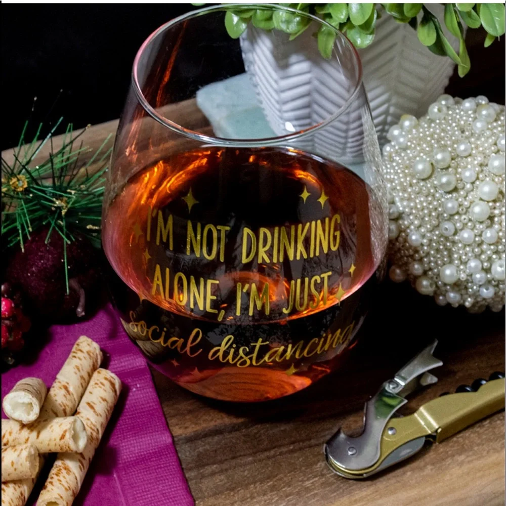 Oversized wine glass